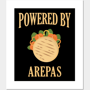 Powered By Arepas Venezuela Colombia Food Posters and Art